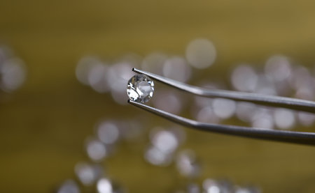 Glowing and posh gemの写真素材