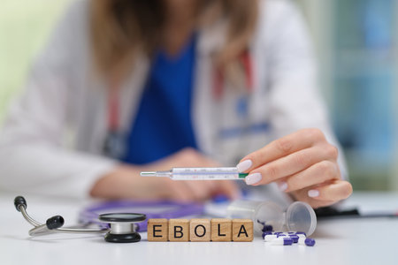 Ebola Awareness in Medical Practice Key Insights and Knowledge for a CloseUp Perspectiveの写真素材