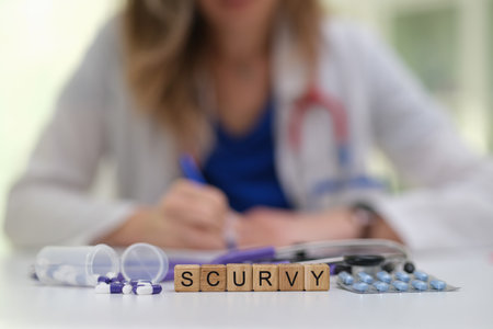 Comprehending Scurvy An Indepth Medical Perspective and Its Historical Contextualizationの写真素材
