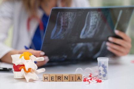 Review of Hernias Using Xray Imaging and Models for Improved Understanding and Treatmentの写真素材