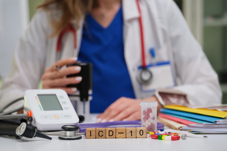 Healthcare Professional experienced with Medical Instruments and proficient in ICD10 Codesの写真素材