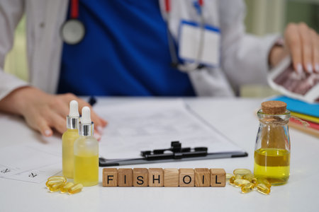 Exploring the Benefits of Fish Oil in Healthcare A Professionals Insight into Its Advantagesの写真素材