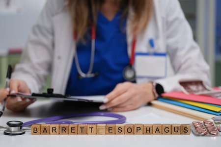 Consultation for Barrett Esophagus Patients in a Clinical Medical Setting and Environmentの写真素材