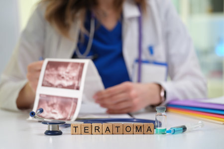 Medical Consultation A Comprehensive Understanding of Teratomas and Imaging Techniques for Healthの写真素材