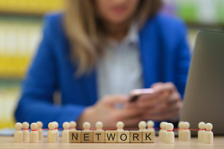 A strong professional network can enhance your success and create lucrative opportunitiesの写真素材