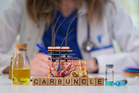 Understanding the Medical Concept of Carbuncle Alongside Essential Research Tools and Techniquesの写真素材