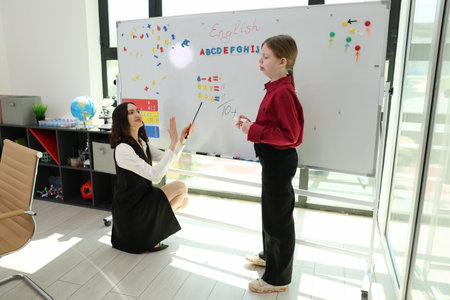 Creating an Engaging Educational Experience via Interactive Teacher Student Interactionの写真素材