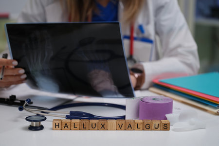 A Comprehensive Examination of Hallux Valgus within a Medical Healthcare Settingの写真素材