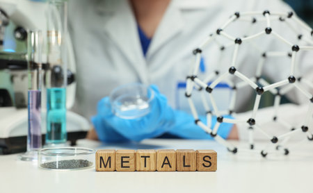 Exploring the Extensive and Fascinating World of Metals in Chemistry and Science Fieldsの写真素材