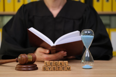 Legal principles come to life as a judge reviews case files, emphasizing the importance of time...