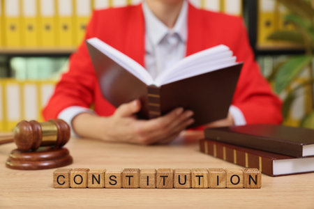 Exploring the meaning of constitution while studying law in a modern office environment