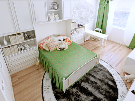 Interior of the provance teenagers room. 3D renderの写真素材