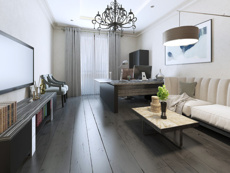 Office avant-garde. 3d renderの写真素材
