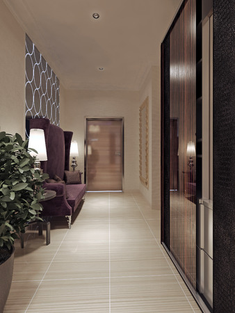 Hall neoclassical style. 3d renderの写真素材