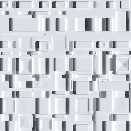 White abstract 3d background texture in a futuristic drawing. 3d renderの写真素材