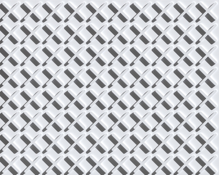 White 3d texture of a set of crosses with a shadow. White background. 3d renderの写真素材