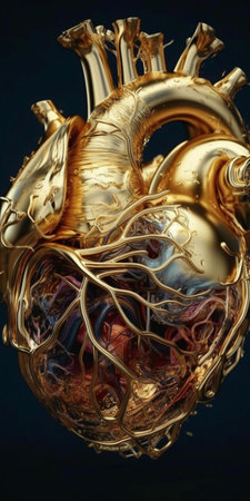 Human heart as a work of art, AI generation, AI, generation.の素材