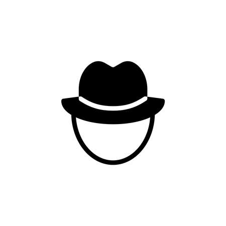 simple outdoor camping hat icon. Vector illustrationのイラスト素材