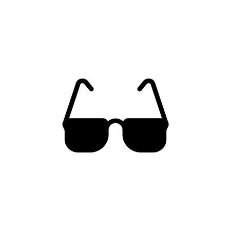 black glasses, school and education icon.Vector illustrationのイラスト素材