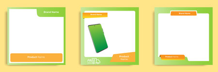 Geometric square social media banner layout, product background backdrop display for e commerce sale ads app template. vector designのイラスト素材