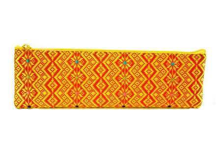 Thai bag on whiteの写真素材
