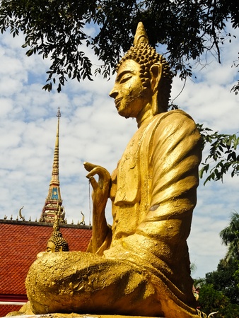 Statue of Buddha in Thailand の写真素材