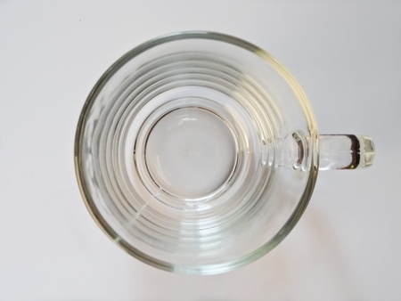 luxury glass isolated on a white background の写真素材