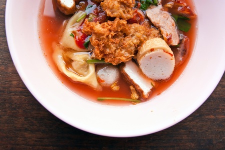 Won Ton Soup  (yen ta four)の写真素材