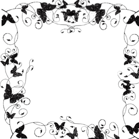The floral pattern Illustration of a cartoon の写真素材