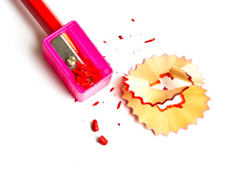 Pencil Eraser and pencil sharpenerの写真素材