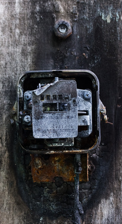 power meter burnedの写真素材