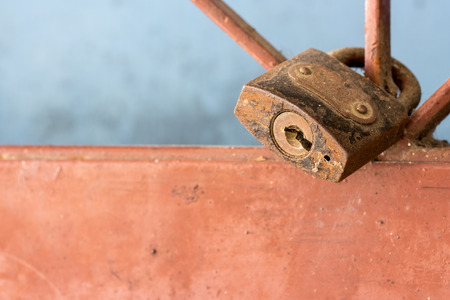old lock. It is a backgroundの写真素材