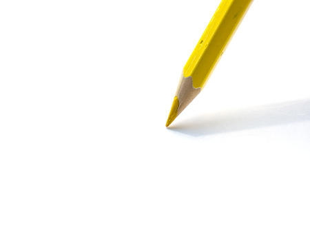 Color pencils on white background close upの写真素材