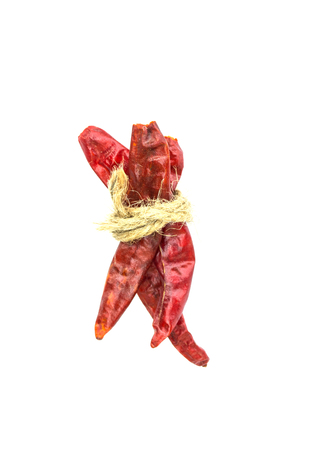 dried chili peppersの写真素材