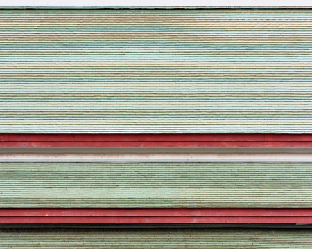 Green tiles roof backgroundの写真素材