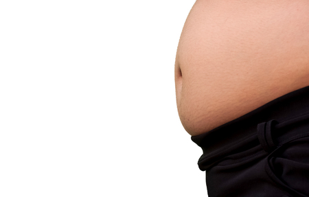 Close up of pregnant belly.の写真素材