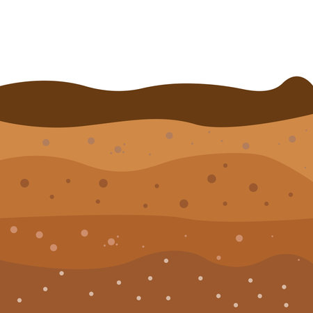 soil layer seamless texture designの写真素材