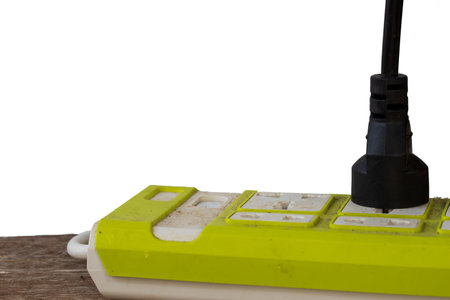 socket plug for charging,three way plugの写真素材