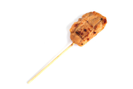 Thai style grilled BBQ porkの写真素材