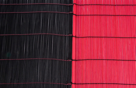 Black and red bamboo textures as a backgroundの写真素材