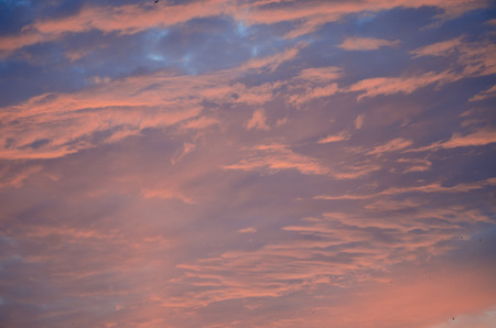 Beautiful sunset sky (as an abstract background)の写真素材