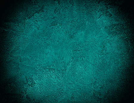 Green marble or concrete background with dark edges (as an abstract background like in horror movies or marble or concrete texture)の写真素材