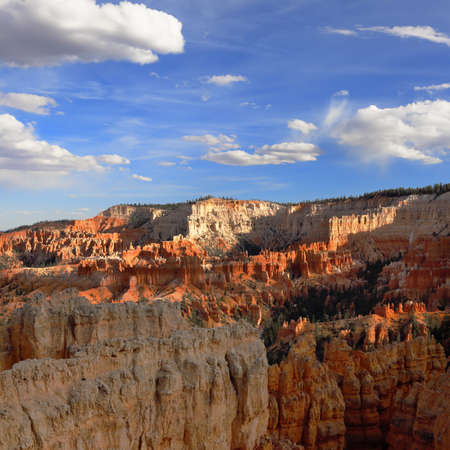 Sunset point in Bryce Canyon National Park, Utah, United States. Scenic colorful panorama.の写真素材