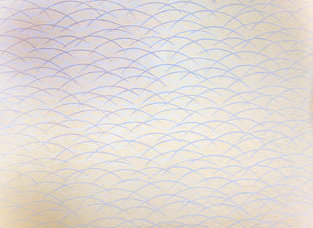 Close-up on the design pattern of a japanese traditional pictorial motif of Tsurukusa plants known...