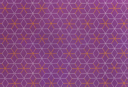 High definition texture background of a traditional japanese furoshiki cloth printed with a...