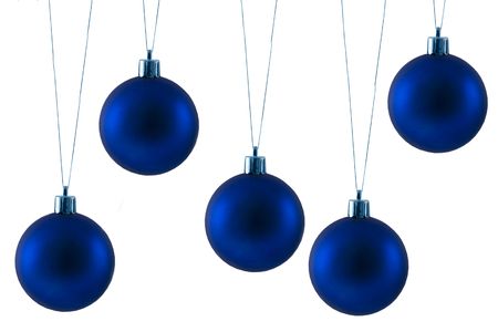 Christmas decoration isolated on whiteの写真素材