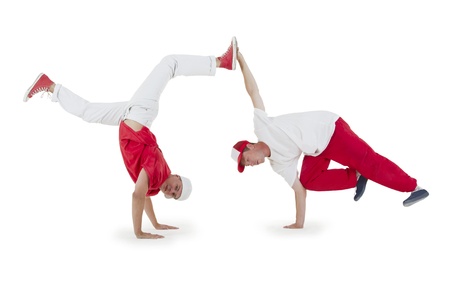 Teenager dancing breakdance in action Teenager dancing breakdance in action