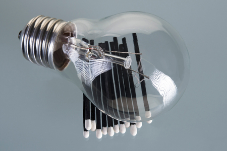 incandescent lampの写真素材