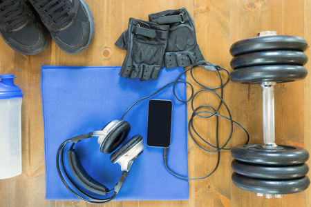 Equipment for sports blue
