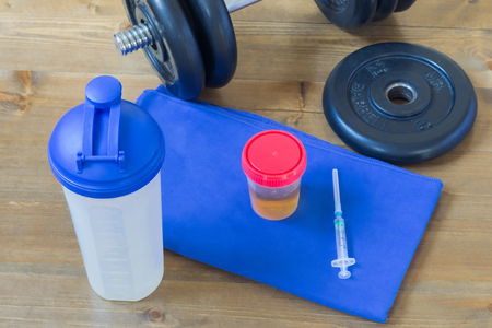 Doping at professional sportの写真素材